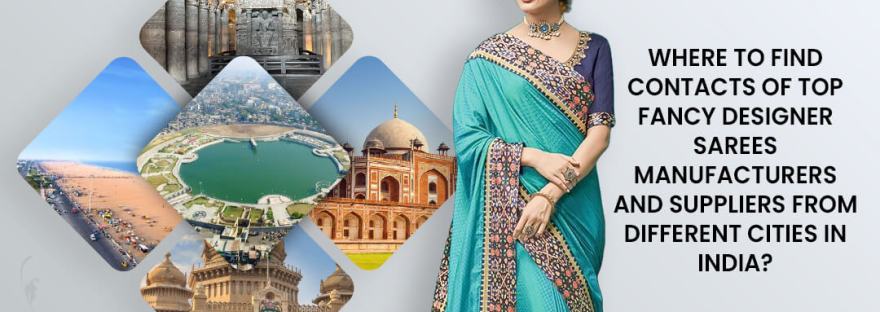 Fancy Designer Sarees Manufacturers and Suppliers