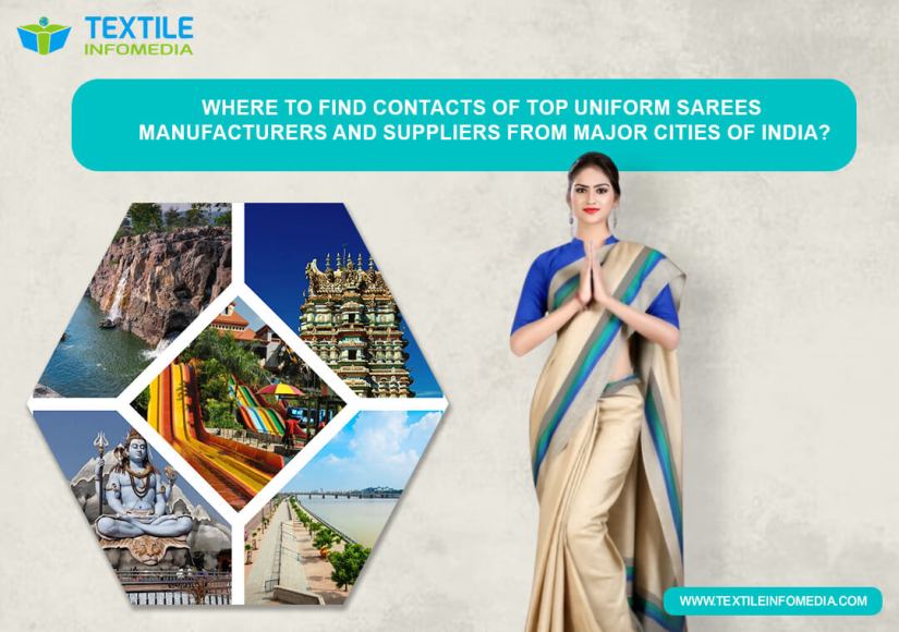 Uniform Sarees Manufacturers and Suppliers